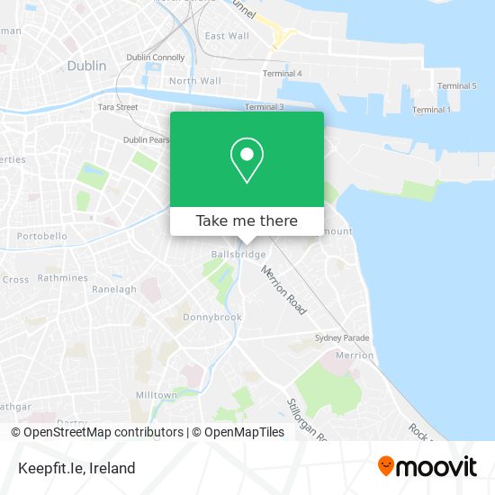 Keepfit.Ie map