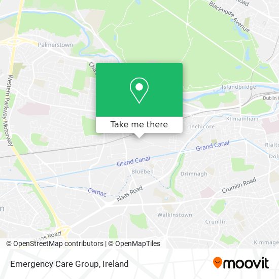 Emergency Care Group map