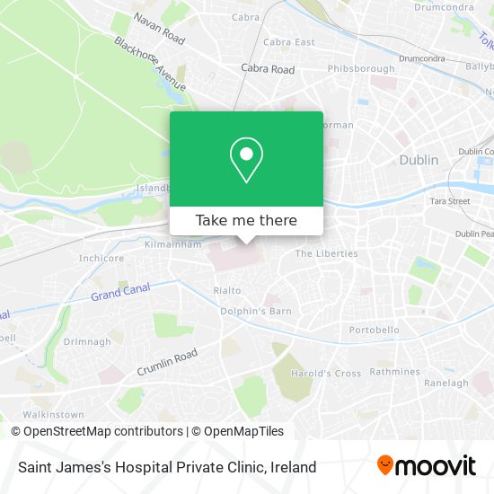Saint James's Hospital Private Clinic map