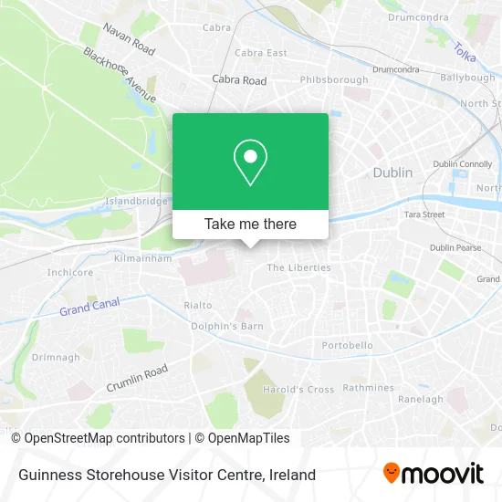 Guinness Storehouse Visitor Centre map
