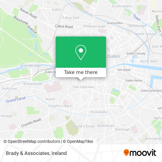 Brady & Associates map