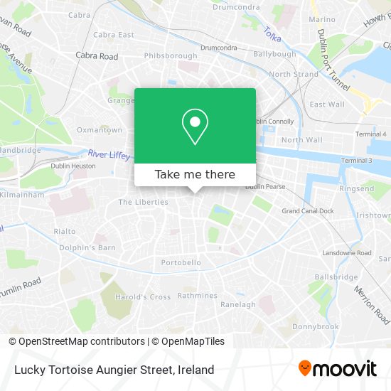 Lucky Tortoise Aungier Street map