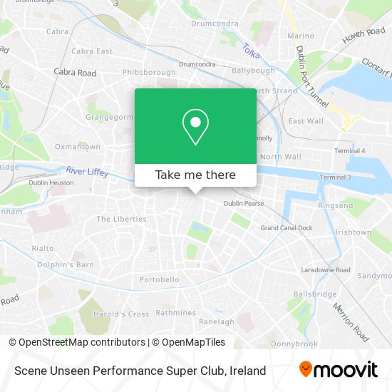 Scene Unseen Performance Super Club map