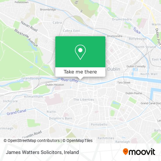 James Watters Solicitors map