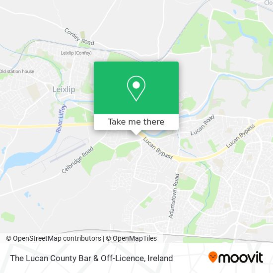 The Lucan County Bar & Off-Licence map