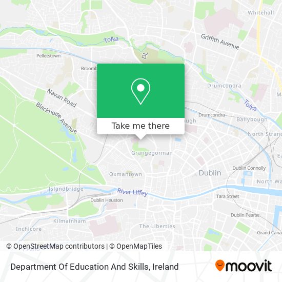 Department Of Education And Skills map