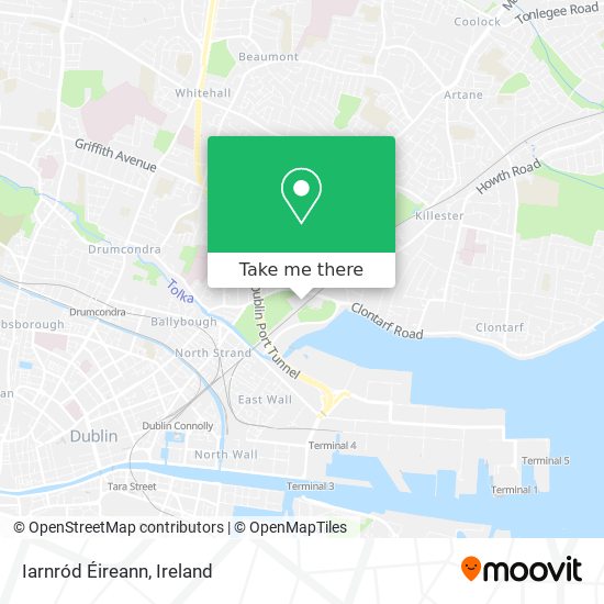 Iarnród Éireann map