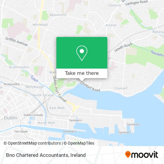 Bno Chartered Accountants map