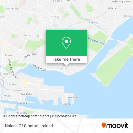 Nolans Of Clontarf map