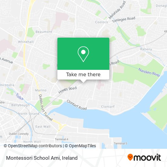 Montessori School Ami map