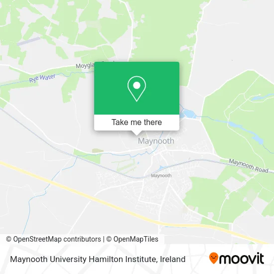 Maynooth University Hamilton Institute map