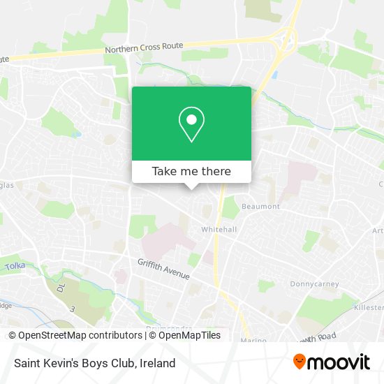 Saint Kevin's Boys Club map