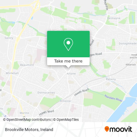 Brookville Motors map