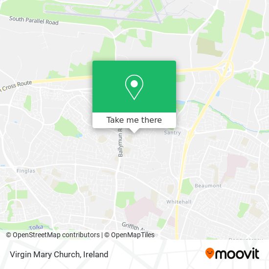 Virgin Mary Church map