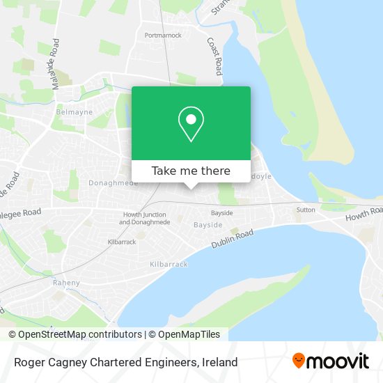 Roger Cagney Chartered Engineers map