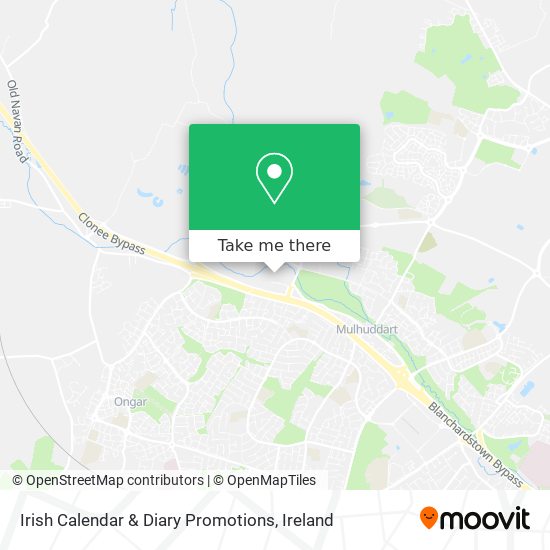 Irish Calendar & Diary Promotions map