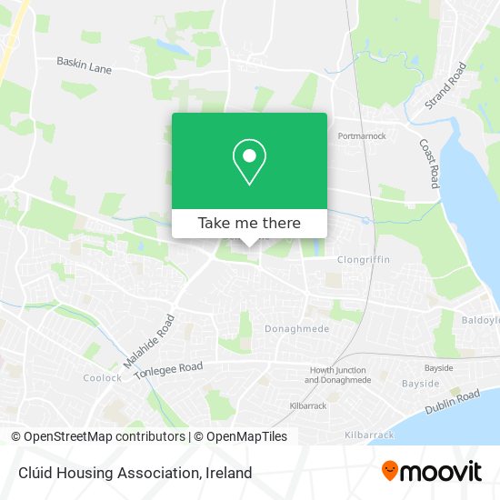 Clúid Housing Association map