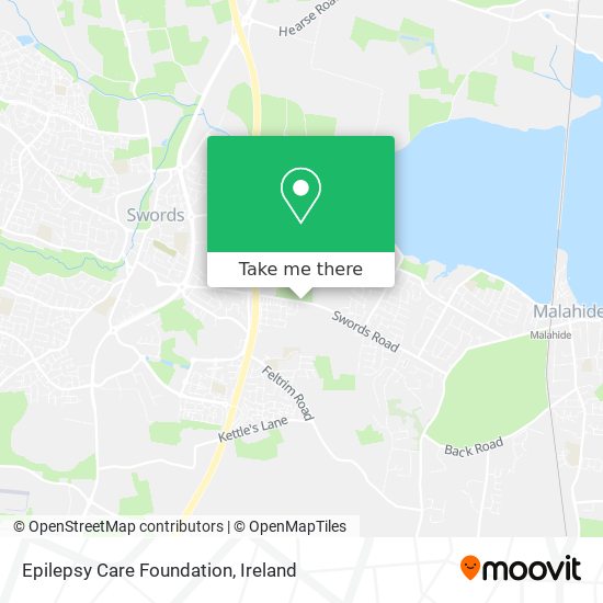 Epilepsy Care Foundation map