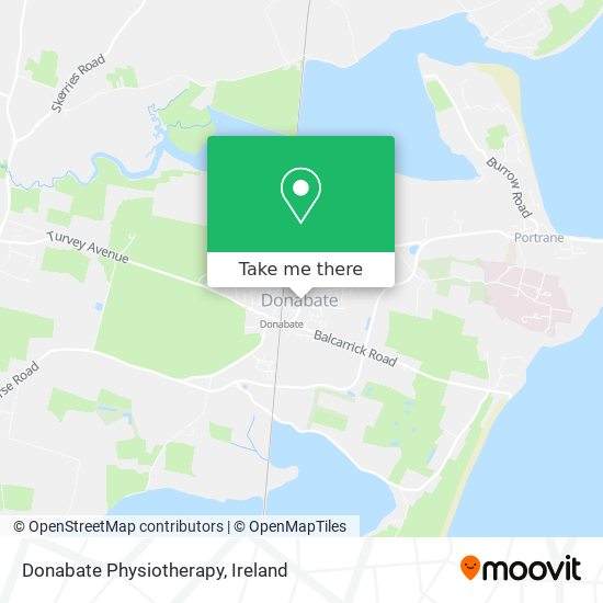 Donabate Physiotherapy map