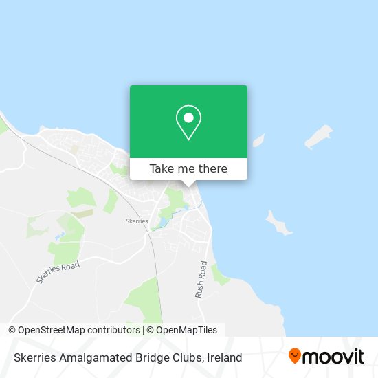 Skerries Amalgamated Bridge Clubs map