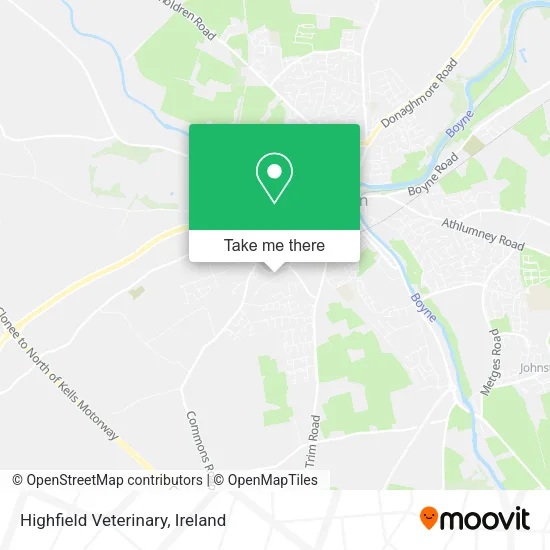 Highfield Veterinary map