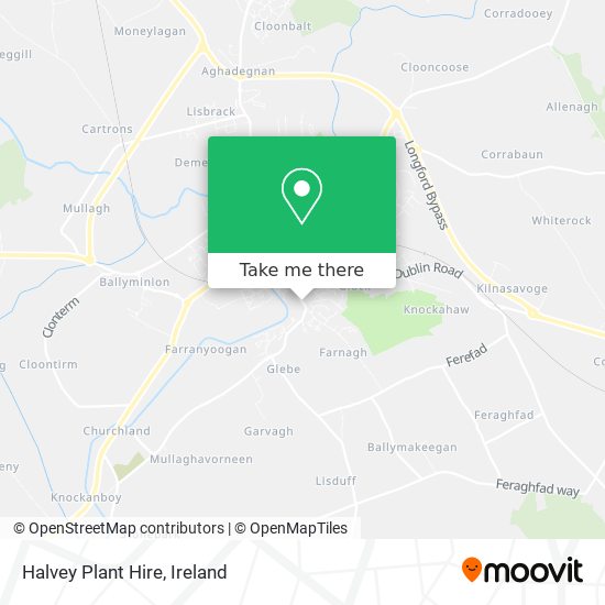 Halvey Plant Hire map