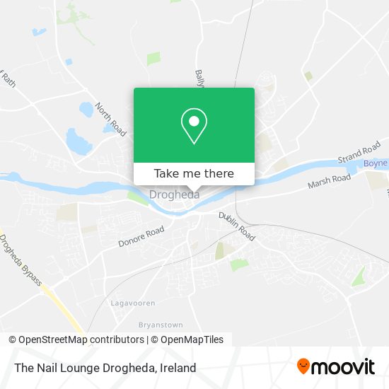 The Nail Lounge Drogheda map