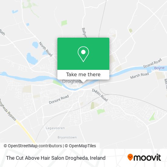 The Cut Above Hair Salon Drogheda map