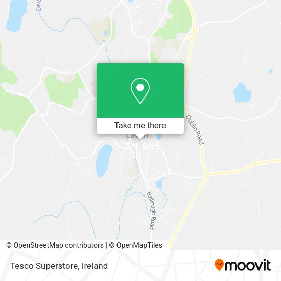 Tesco Superstore map