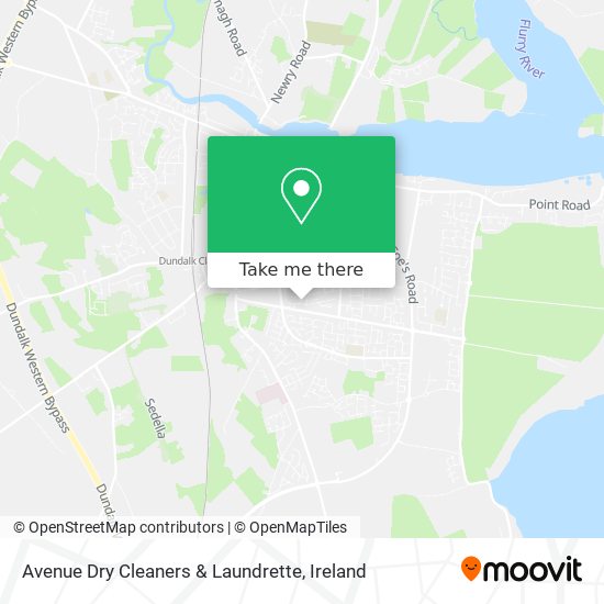 Avenue Dry Cleaners & Laundrette map