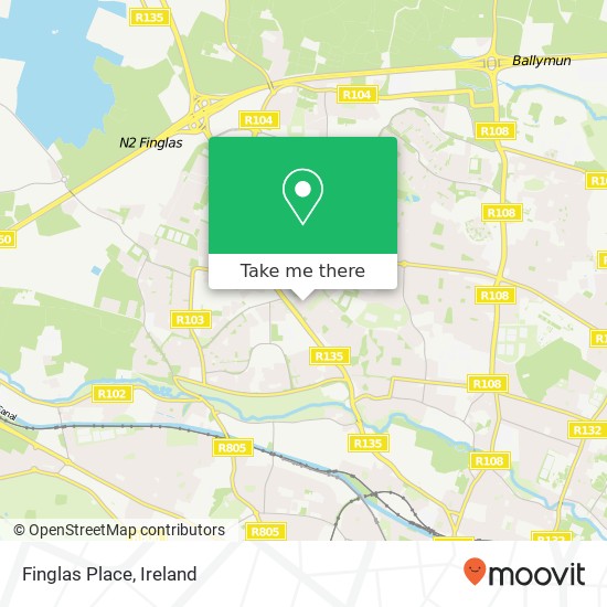 Finglas Place map