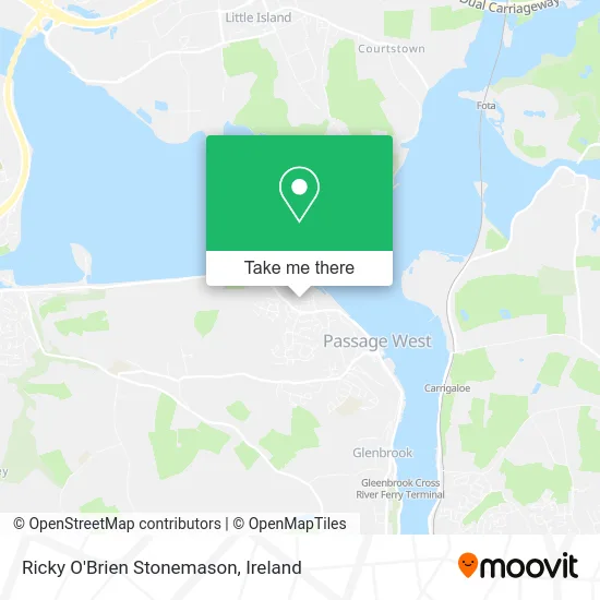 Ricky O'Brien Stonemason map