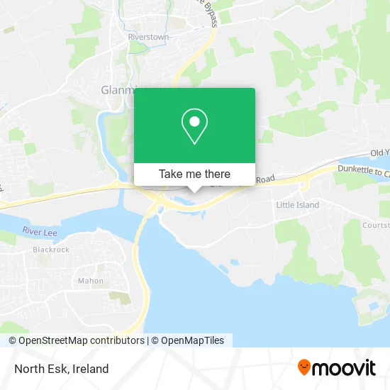 North Esk map