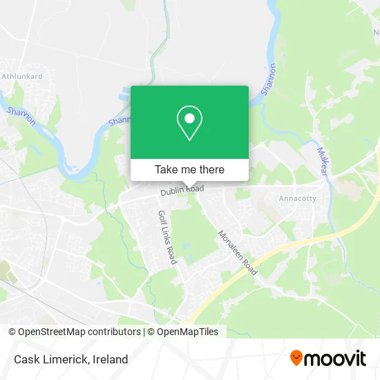 Cask Limerick map