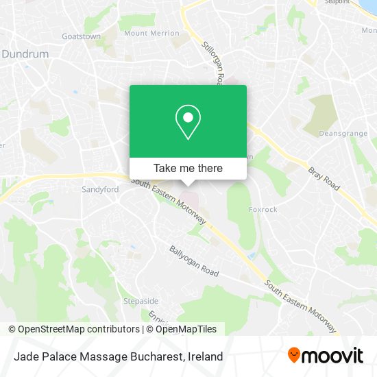 Jade Palace Massage Bucharest map