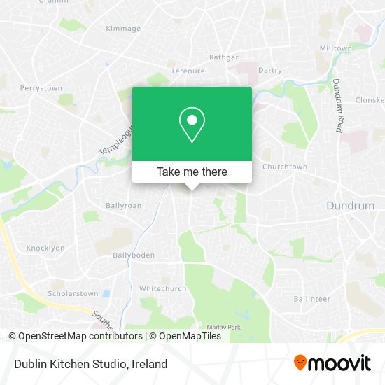 Dublin Kitchen Studio map