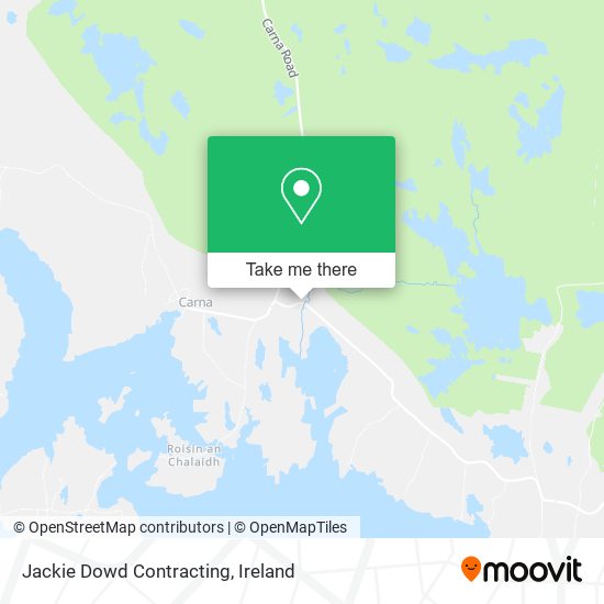 Jackie Dowd Contracting map