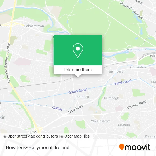 Howdens- Ballymount map
