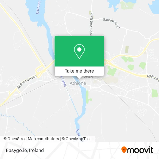 Easygo.ie map