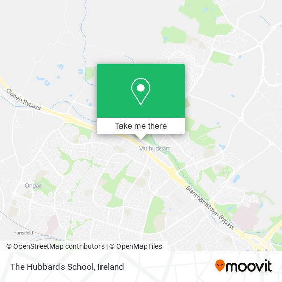 The Hubbards School map
