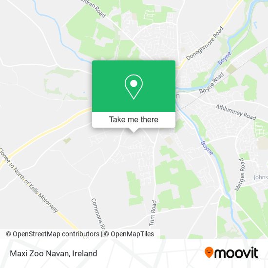 Maxi Zoo Navan map