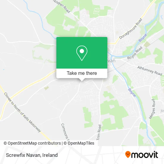 Screwfix Navan map