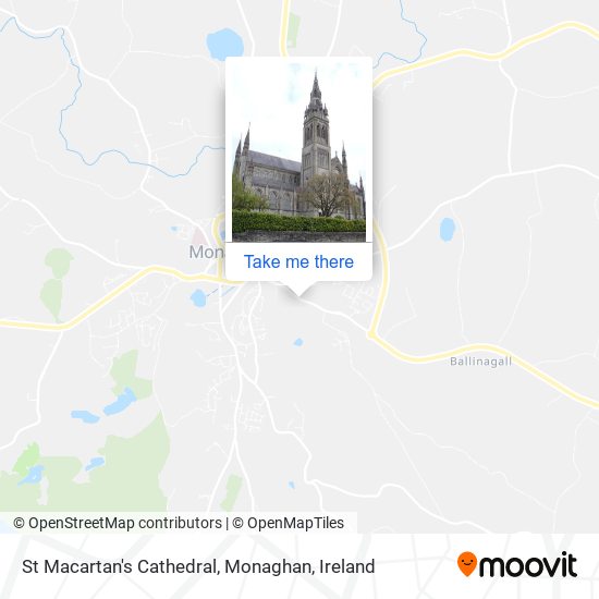 St Macartan's Cathedral, Monaghan plan