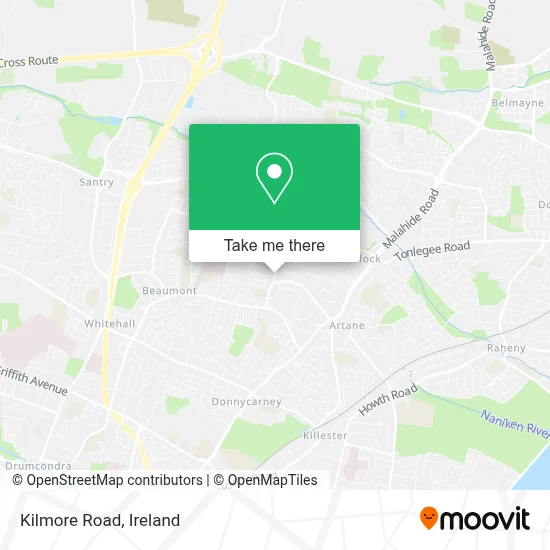Kilmore Road map