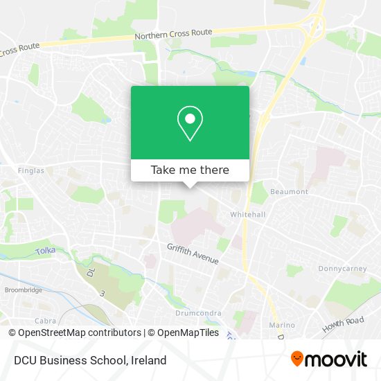 DCU Business School map