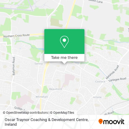 Oscar Traynor Coaching & Development Centre map