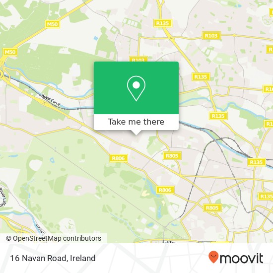 16 Navan Road map