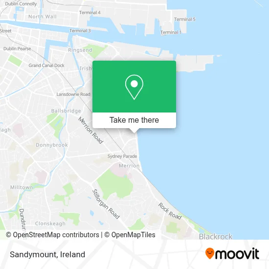 Sandymount map