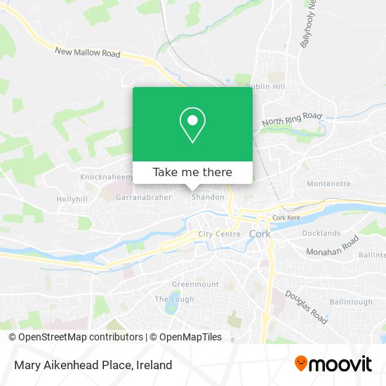 Mary Aikenhead Place map