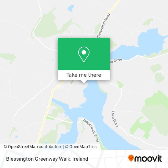 Blessington Greenway Walk map